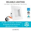 Luxrite 4 Inch Square LED Recessed Can Lights 5 CCT Selectable 2700K-5000K 11W 750LM Dimmable 16-Pack LR23784-16PK